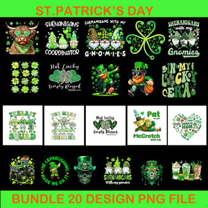 Bundle St Patrick's Day Png, Patrick's Day Bundle Png, Bundle Irish Png