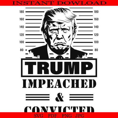 Trump Impeached & Convicted SVG