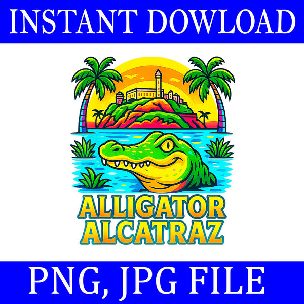 Alligator Alcatraz PNG, Florida Everglades Parody PNG, Alligator Alcatraz Evergladees PNG