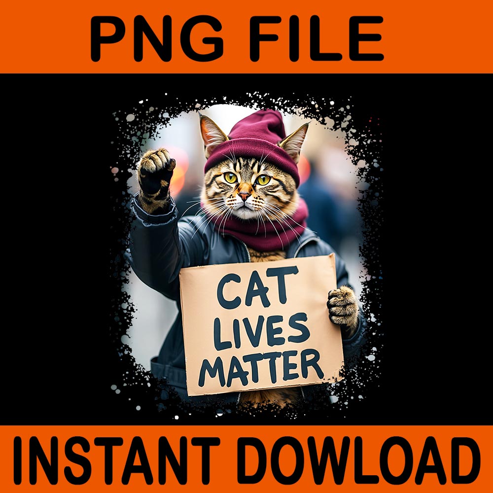 Donald Trump 2024 Cats PNG, Cat Lives Matter Trump PNG