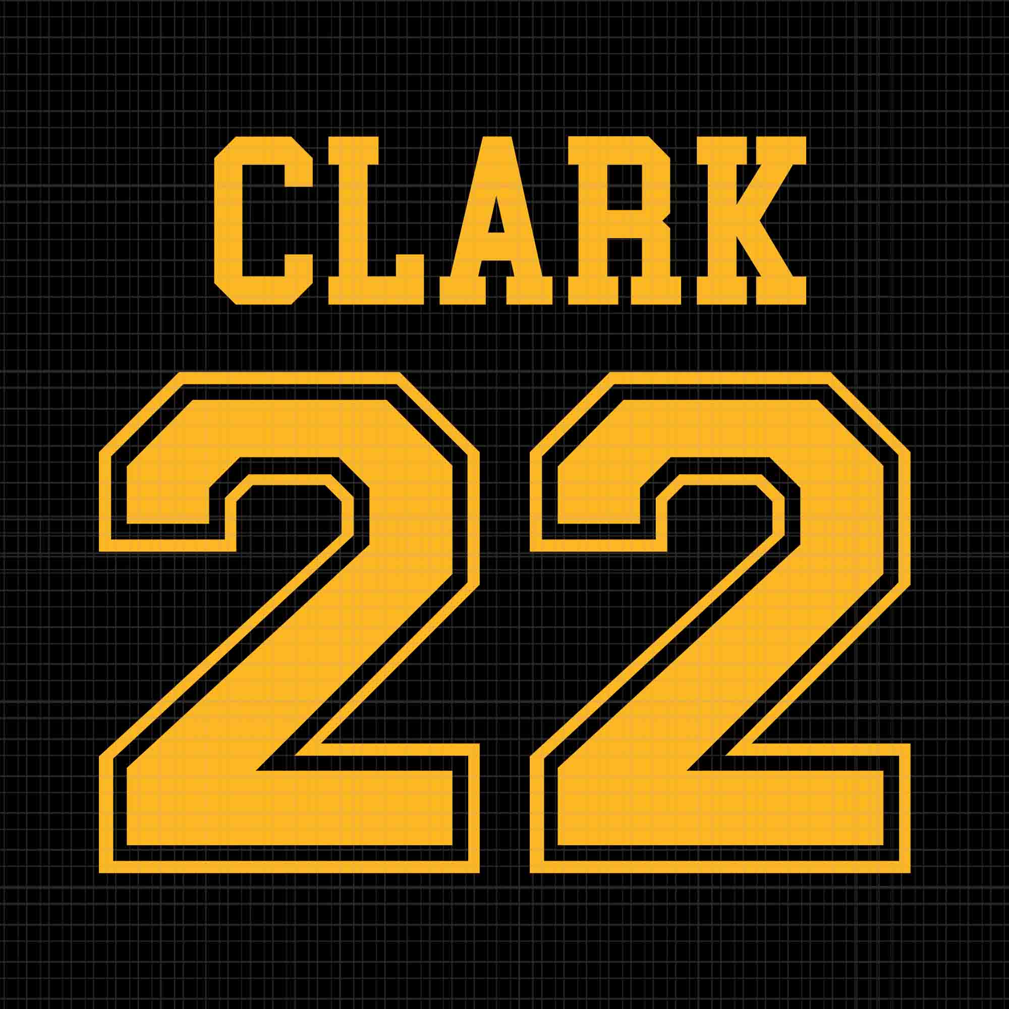 Caitlin Clark Svg, Clark 22 Lowa Svg, Clark And Clark Basketball Svg, Caitlin Clark 22 Svg