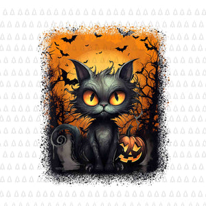 Halloween Cats Png, Funny Cat Halloween Png, Black Cat Png, Halloween Png,