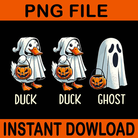 Duck Ghost Pun Trick or Treat Halloween PNG