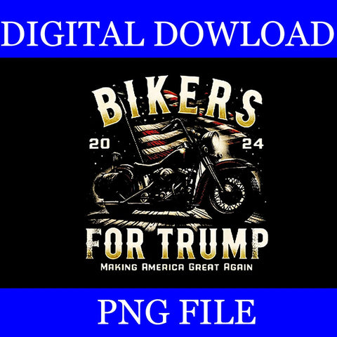 Biker For Trump Making America Great Again PNG