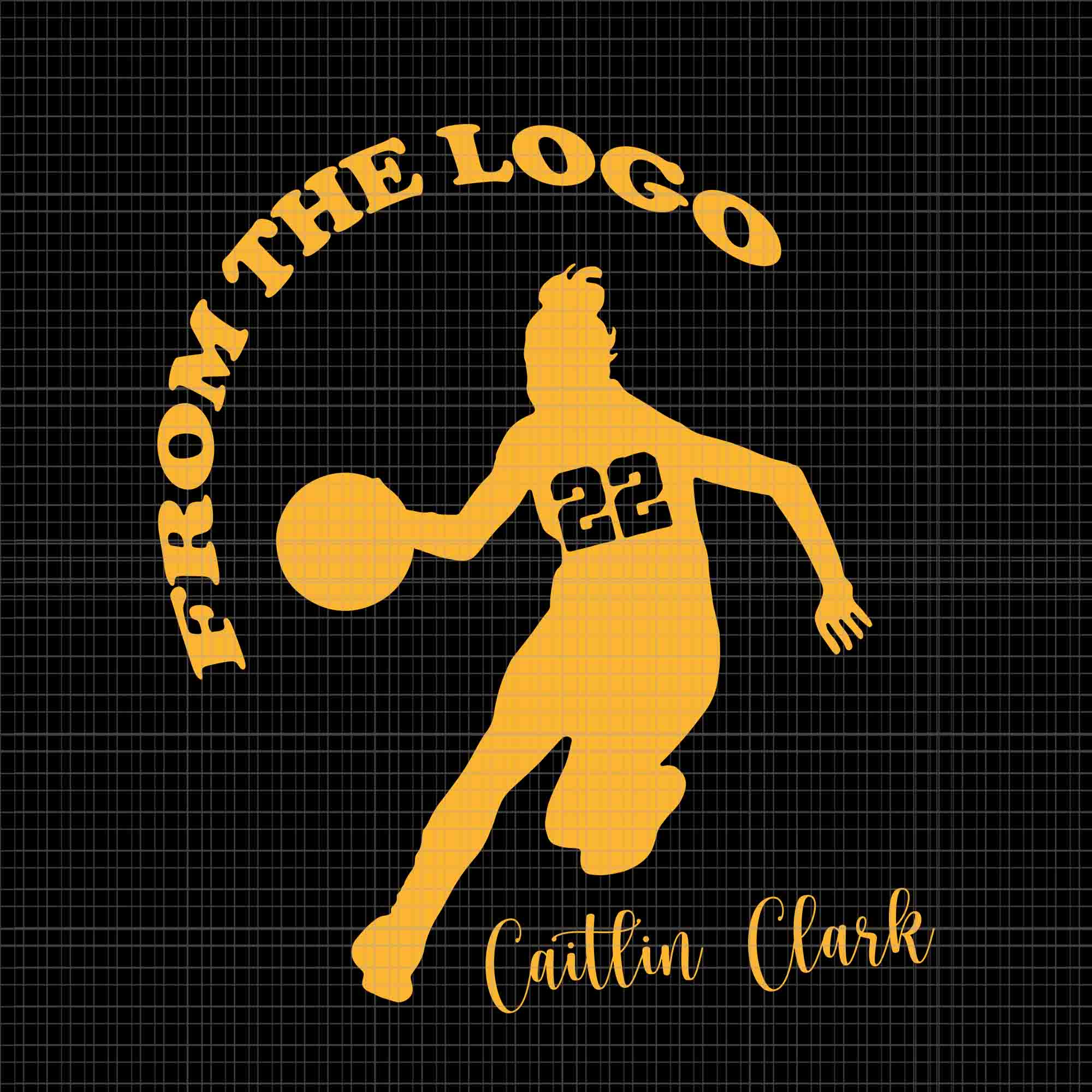 You Break It You Own It Svg, Caitlin Clark 22 Svg, Clark Basketball Svg, From The Logo Caitlin Clark Svg