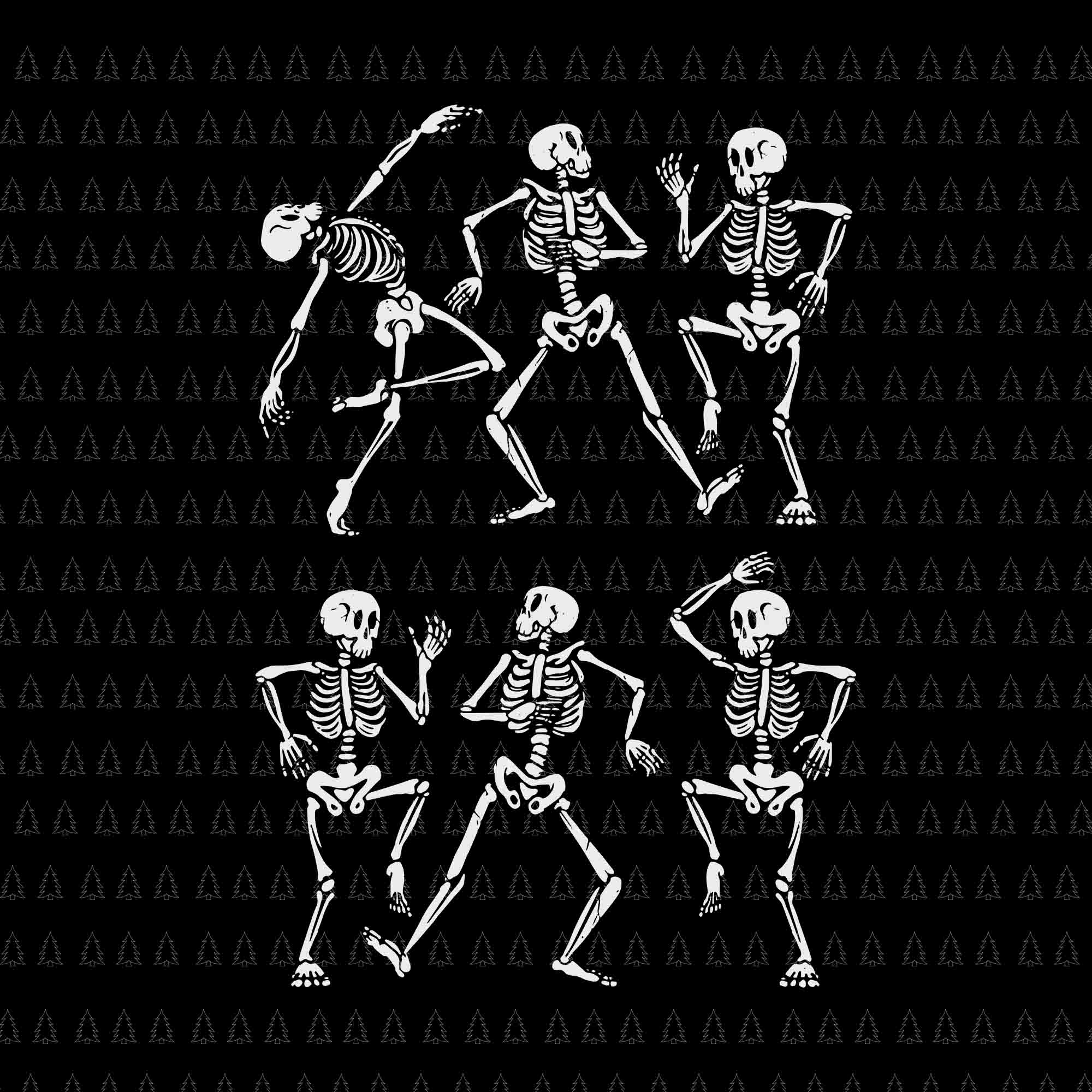 Skeletons Dance Svg, Skeletons Dance Halloween Svg, Halloween Svg, Skeleton Dancing Svg