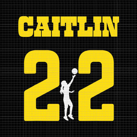 Caitlin Clark Womens Basketball Svg, Caitlin Clark Yellow 22 Svg, Caitlin Clark From The Logo Svg, Caitlin 22 Svg