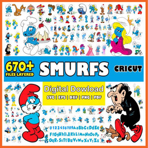 Smurfs Bundle Svg