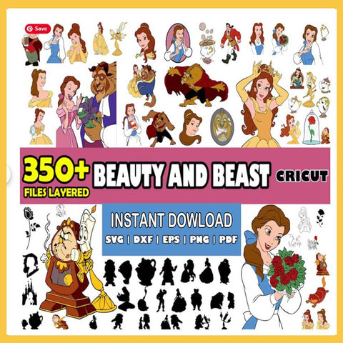 Beauty And Beast Svg