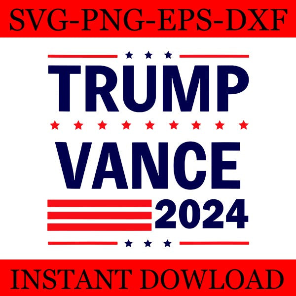 Trump Vance 2024 SVG, Trump SVG