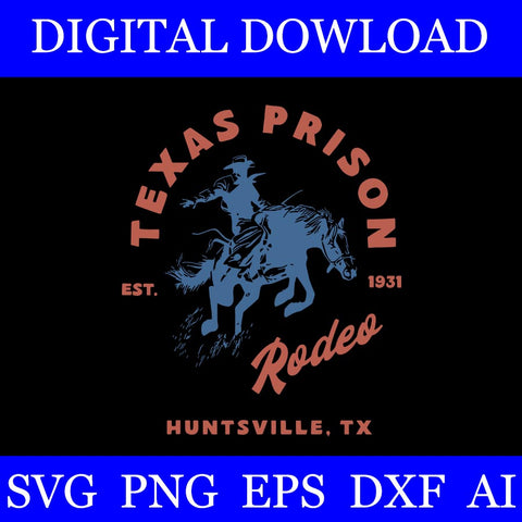 Texas Prison Rodeo Huntsville SVG