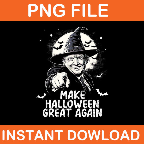 Bundle Trumpkin Make Halloween Great Again PNG, Trump Halloween 2024 PNG