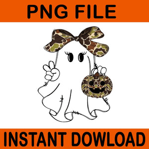 Camouflage Camo Ghost Halloween PNG