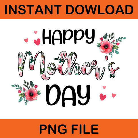 Happy Mother's Day Flower PNG