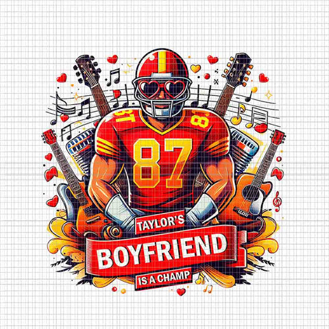 Super Bowl Taylor's Boyfriend Png, Taylor's Boyfriend Is Champ Png, Taylor Swift Football Png