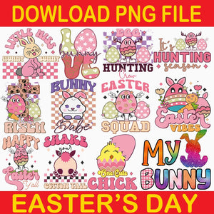 Little Miss Hunny Bunny Png, Love Bunny Png, Egg Hunting Png, It's Hunting Season Png, Bunnby Babe png, Crew Easter Squad Png, Happy Easter Y'all Png, One Cute Chick png, My Bunny Png