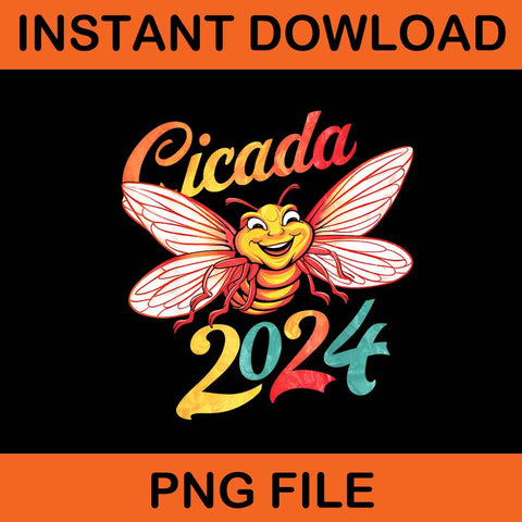 Funny Cicada 2024 PNG
