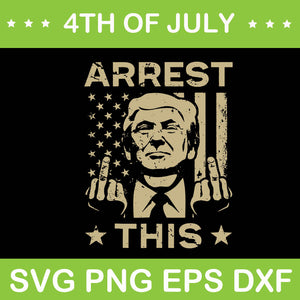 Trump Arrest This SVG, Trump 2024 Convicted Felon SVG