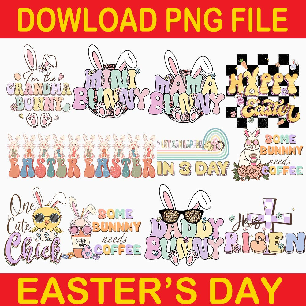  Bundle Easter Day Png