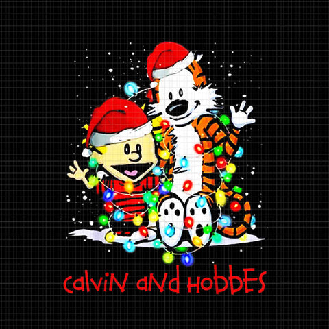 Calvins And Arts Comics Hobbes Merry Christmas Png, Calvins And Hobbes Xmas Png, Hobbes Christmas Png