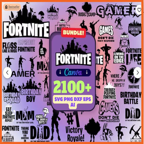 Fortnite Bundle Svg