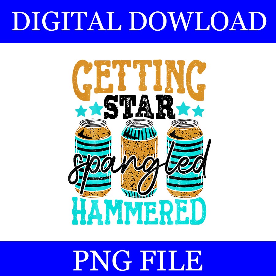 Getting Star Spangled Hammered PNG