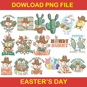 Howdy Bunny Png, Howdy Easter Png