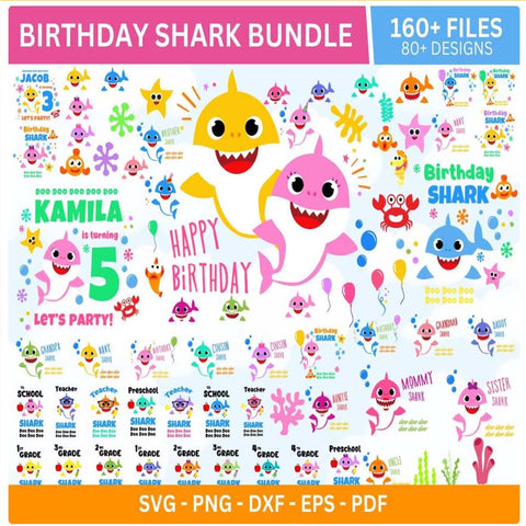 Baby Shark Bundle Svg