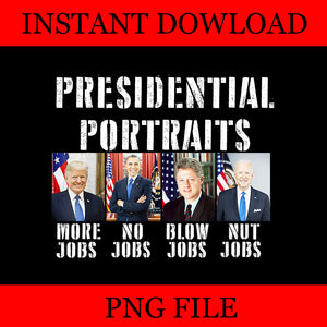 Presidential Portraits Trump More Jobs Obama no Jobs Bush PNG