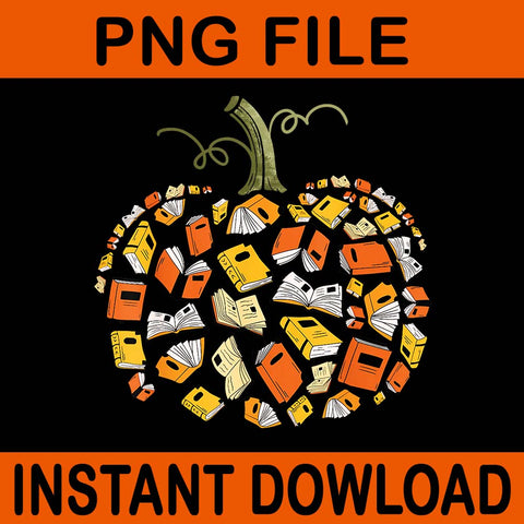 Book Pumpkin Autumn Fall PNG