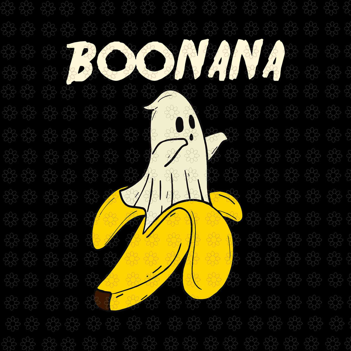 Boonana Halloween Svg, Funny Cute Banana Ghost Svg, Halloween Banana S ...
