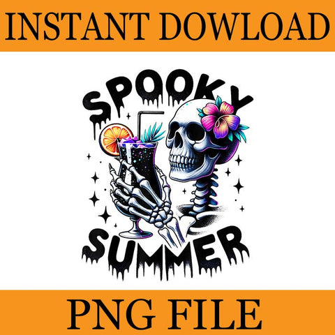 Spooky Summer Skeleton PNG, Skeleton Summer Vacation Hawaii Beach PNG