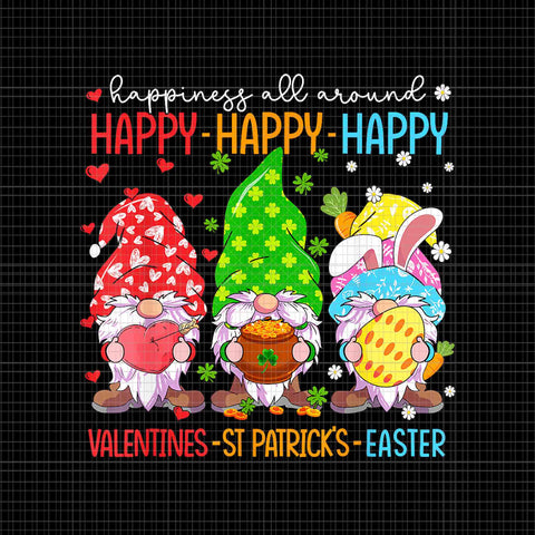 Happy Valentines St Patrick Easter Happy Holiday GnomePng, Gnome Irish Png, Gnome Shamrock Png