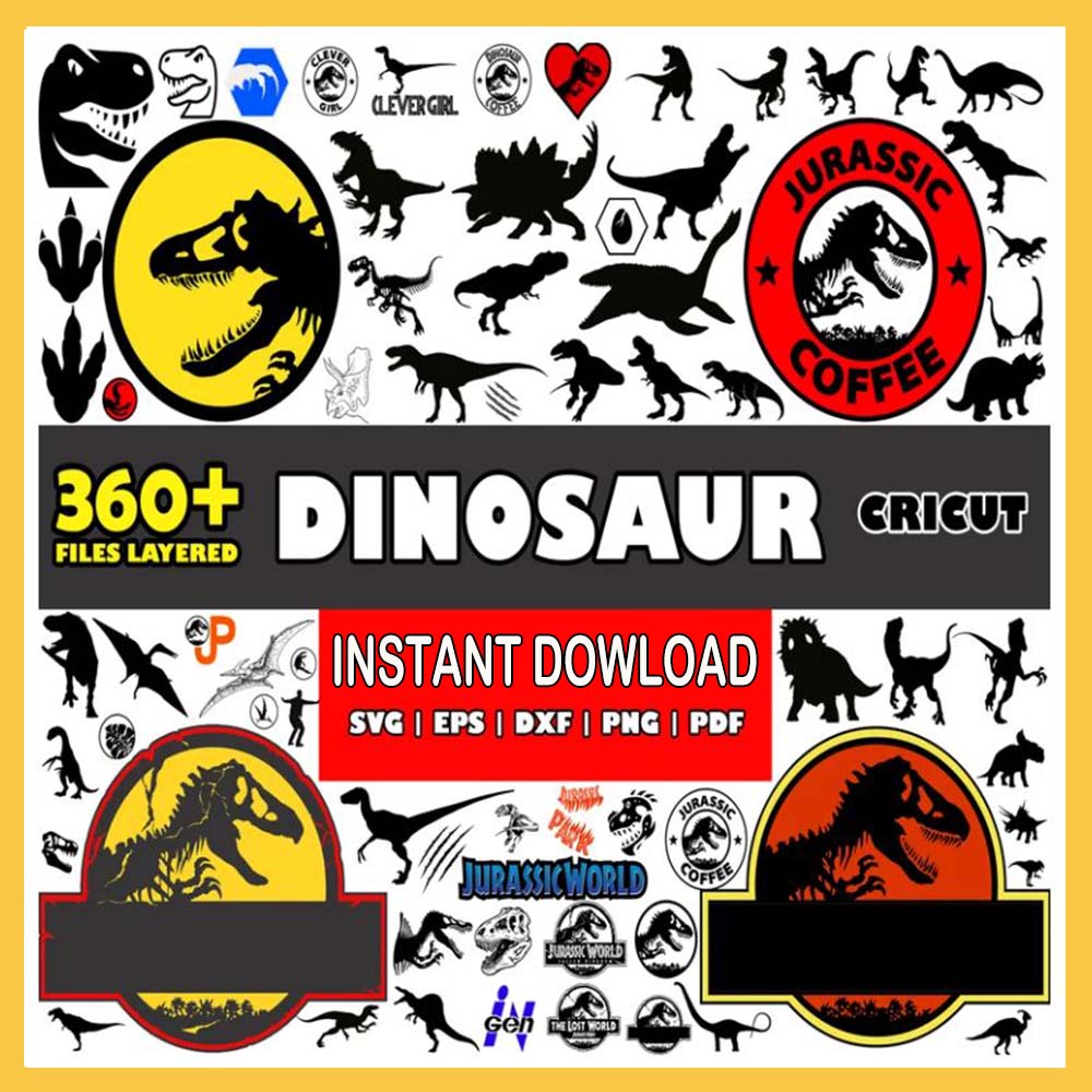 Dinosaur Bundle Svg