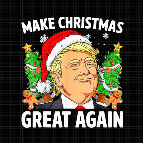 Trump Make Christmas Great Again Christmas Png, Trump Christmas Png, Trump Xmas Png