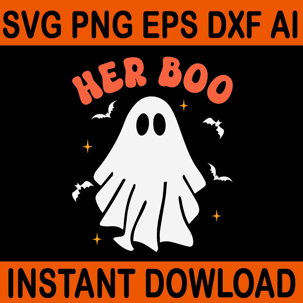 Her Boo Halloween SVG