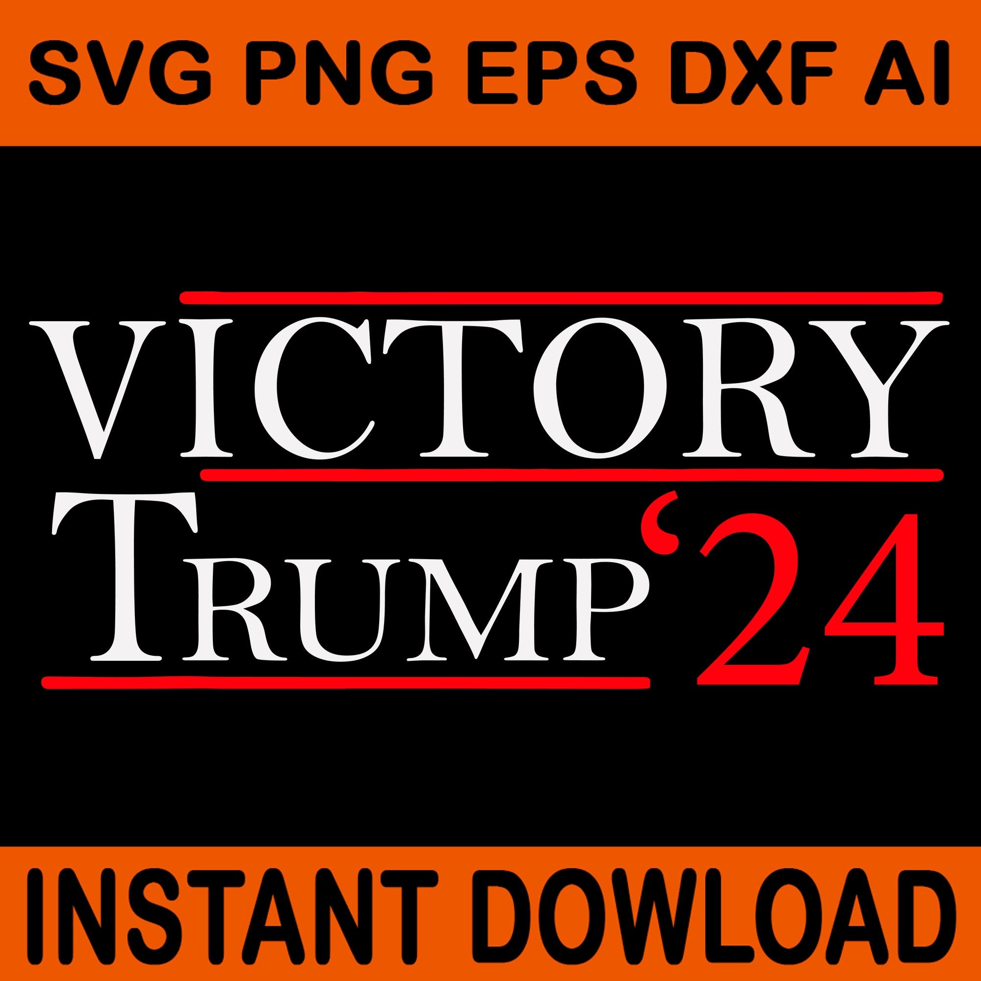 Victory Trump Vance We Won Svg, Trump Won Svg, Trump Won Get Over It Svg