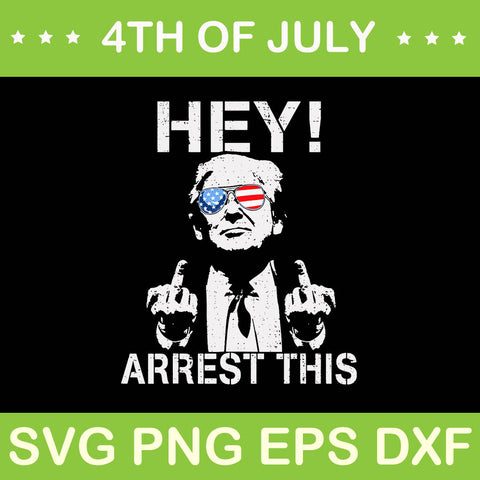 Trump Arrest This SVG, Trump 4th Of July SVG, Trump Convicted Felon SVG