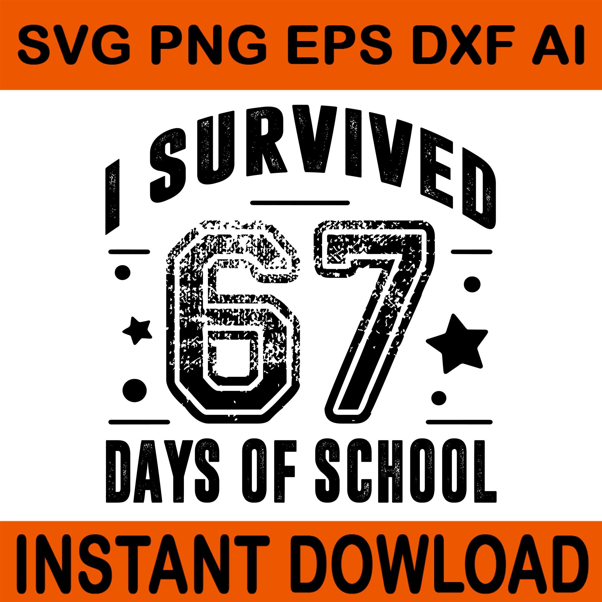 I Survived 67 Days It's Fine I'm Fine Everything Is Fine Svg, I Surviv ...