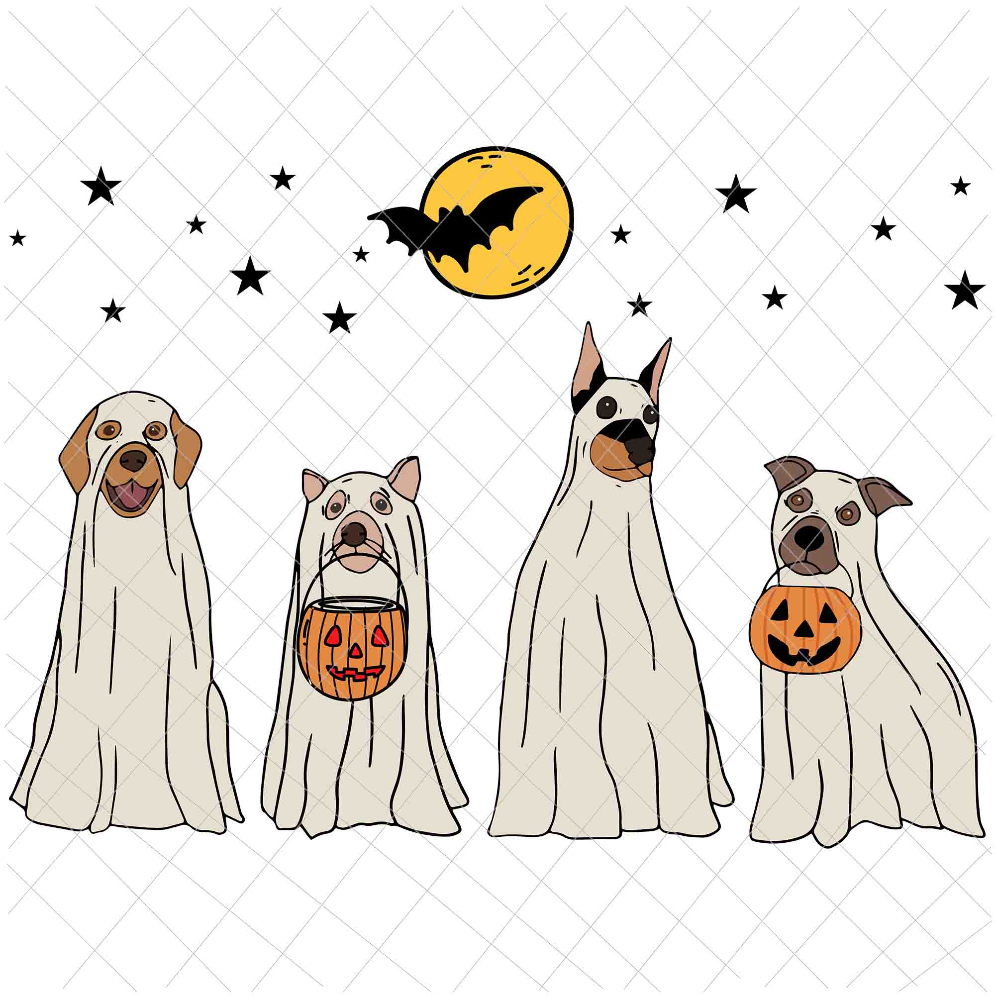 Ghost Dog Halloween Svg, Dog Retro Spooky Season Halloween Svg, Ghost Dog Halloween Svg, Dog Halloween Svg, Love Dog Svg