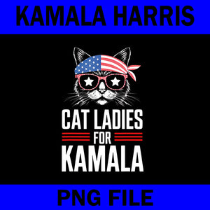 Cat Ladies For Kamala PNG