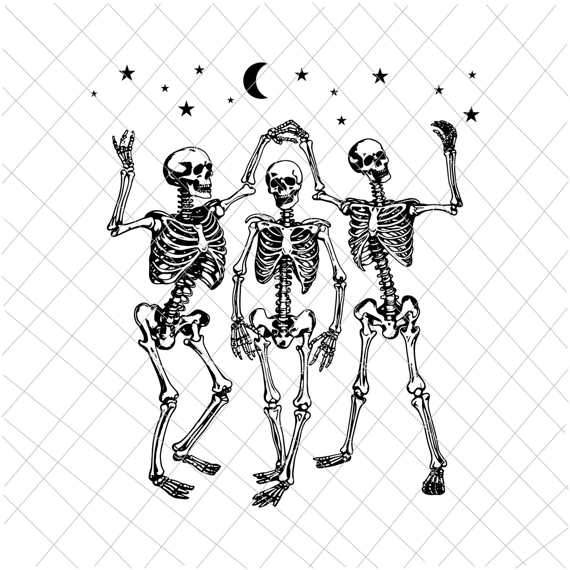 Dancing Skeleton Svg, Skeletons Halloween Funny Svg, Skeleton Halloween Svg, Dancing Halloween Svg