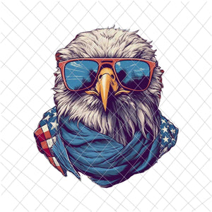 American Bald Eagle Mullet 4th Of July Png, American Eagle Png, Eagle 4th Of July Png, American Eagle USA Patriotic Png, Eagle Patriotic Day Png