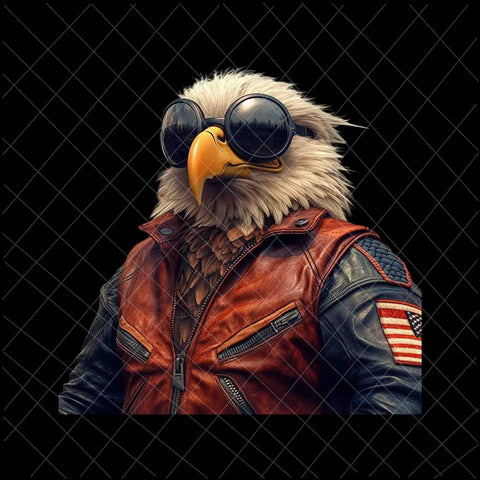 American Bald Eagle Mullet 4th Of July Png, Eagle 4th Of July Png, American Eagle USA Patriotic Png, Eagle Patriotic Day Png