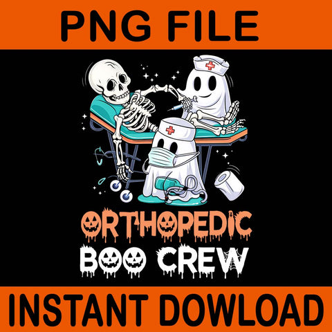 Orthopedic Boo Crew Halloween PNG