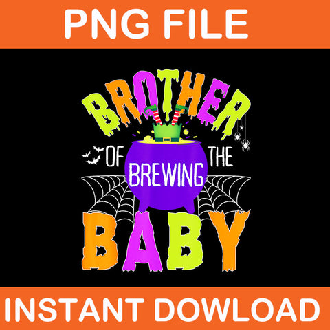 Brother Of Brewing Baby Halloween PNG