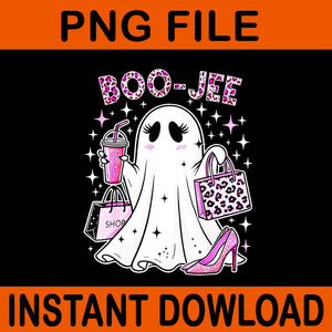 Boo-Jee Ghost Halloween PNG