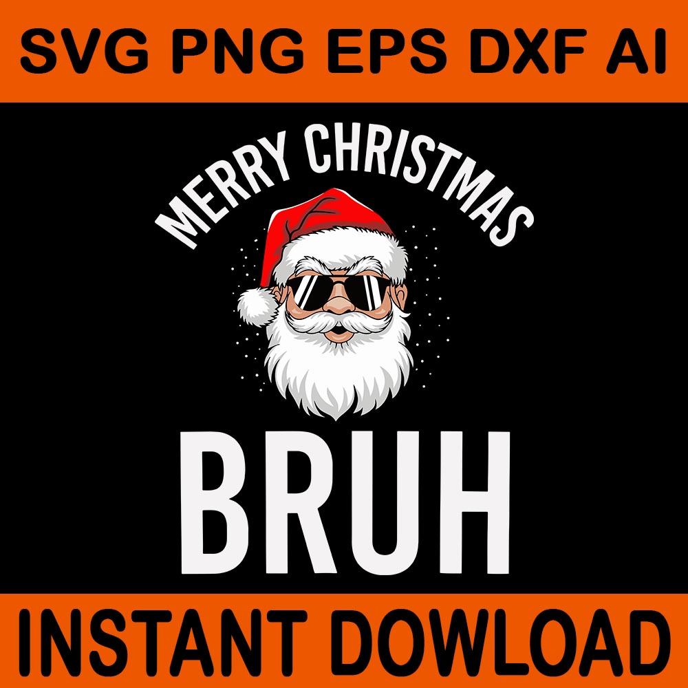 Rizz The Season Santa Svg, Merry Christmas Bruh Santa Svg, Merry Rizzmas Sigmas Svg