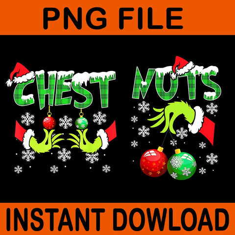 Chest Nuts Christmas Snow Couples PNG