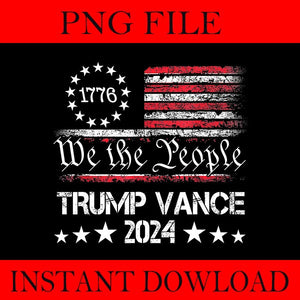 Trump Vance 2024 PNG, Trump Vance PNG, Trump Flag PNG